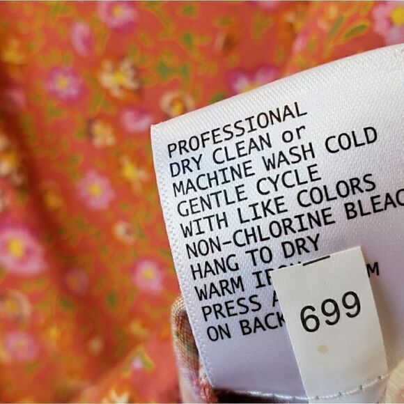 RACHEL BY RACHEL ROY Flutter Sleeve Floral Top - Picture 6 of 7